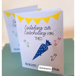 Wunschmotiv und Wunschtext Einladung/Karte
