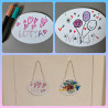 DIY-Türschild zum Selbstgestalten - als kreative Auszeit am Kindergeburtstag, auf Hochzeiten oder einfach so ♥️