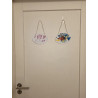DIY-Türschild zum Selbstgestalten - als kreative Auszeit am Kindergeburtstag, auf Hochzeiten oder einfach so ♥️