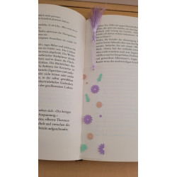Personalisierbares Lesezeichen Blümchen