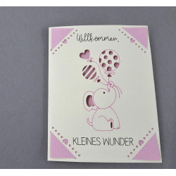 Personalisierbare Karte zur Geburt - mit deinen individuellen Namen ♥️