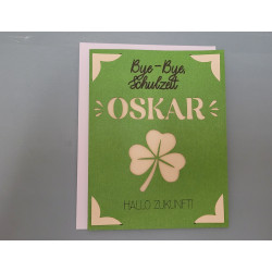 Personalisierbare Karte mit deinem individuellen Text 🍀