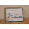 Taufe - personalisierbare Karte mit Acrylelementen