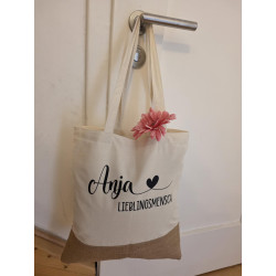 Personalisierter Beutel mit Wunschname und Wunschtext - individuell für Dich angefertigt ♥️