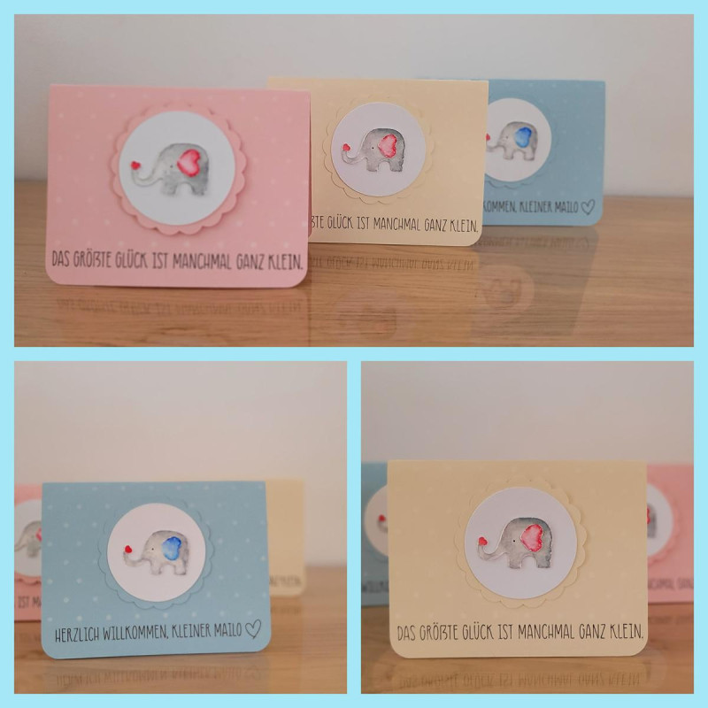 💕 Eine ganz besondere Karte zur Geburt mit Personalisierungsmöglichkeit💕