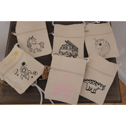 Ausmaltaschen / Ausmalmäppchen mit Namen personalisierbar