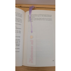 Personalisiertes Lesezeichen mit deinem Wunschtext und deinen Wunschfarben♥️