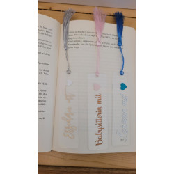 Personalisiertes Lesezeichen mit deinem Wunschtext und deinen Wunschfarben♥️